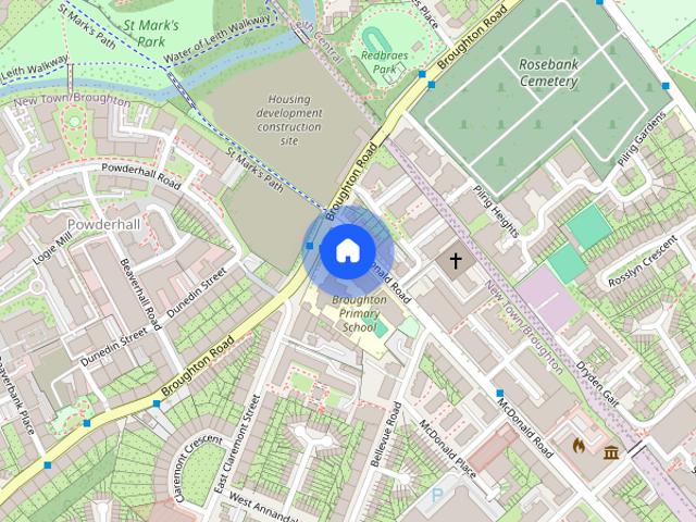 Apartment for rent in Broughton, Scotland