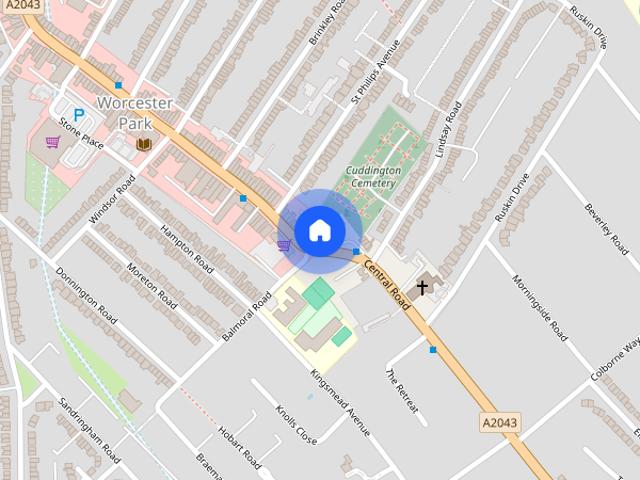 Apartment for rent in Worcester Park, Worcester Park