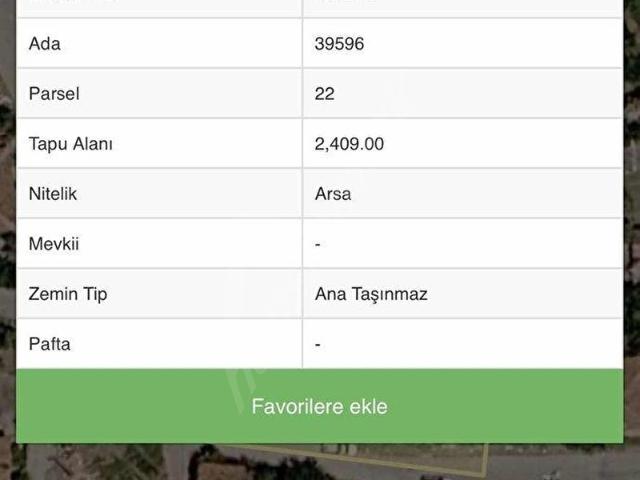 Mamak, Ankara içerisinde satılık Arsa