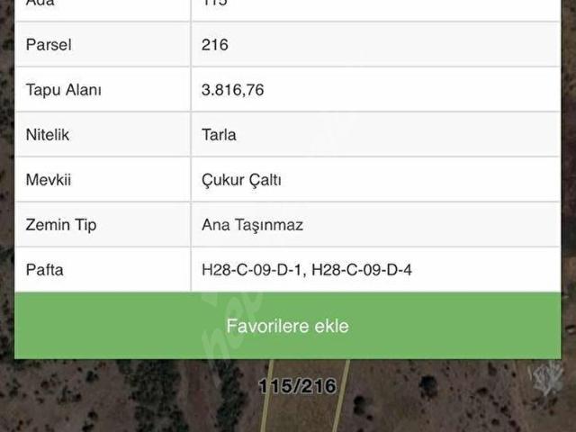 Ayaş, Ankara içerisinde satılık Arsa