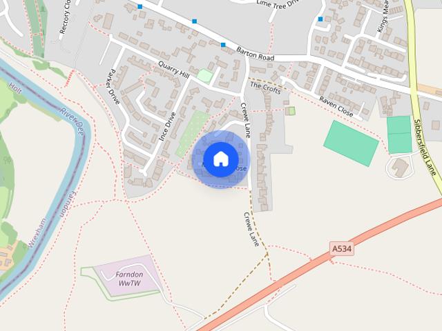 House for rent in Crewe by Farndon, Cheshire