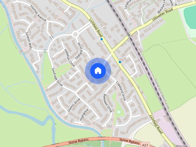 House for rent in Aston-by-Stone, Baswich