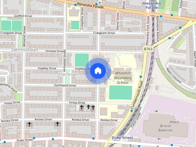 Apartment for rent in The Drives, Dennistoun