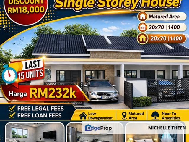 House for sale in Perak, Batu Gajah