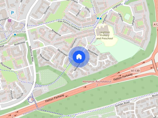 House for rent in Orton Malborne, Peterborough