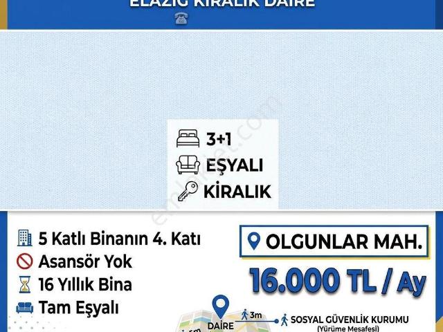 Elazığ Merkez, Elaziğ içerisinde kiralık mülk
