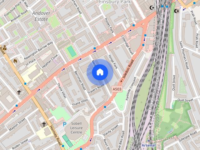 House for rent in Finsbury Park, Greater London