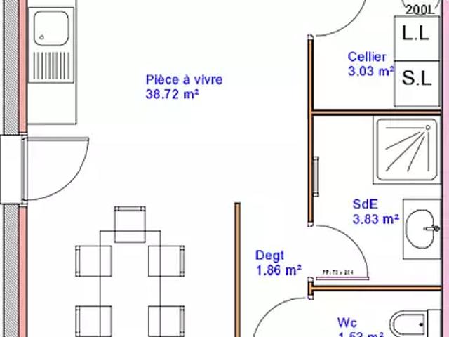 Maison vente à Champs des Chêvres, Médis