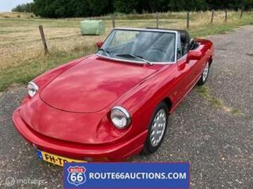 Alfa romeo spider 1992 benzine alfa romeo spider cabriolet 1992 route 66 auctions Alfa romeo spider 1992 benzine alfa romeo spider cabriolet 1992 route 66 auctions
