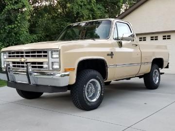 Chevrolet c 10 1986 gasoline 1986 chevrolet k10 silverado 4 4