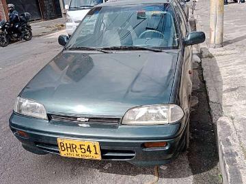 Chevrolet swift 1996 gasolina como nuevo chevrolet swit 1996 sedan verde oliva