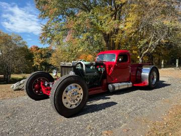 Ford essence 8v92 detroit diesel powered red screamer custom pickup Ford essence 8v92 detroit diesel powered red screamer custom pickup