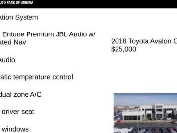 Toyota avalon 2018 hybrid 2018 toyota avalon hybrid limited urbana il Toyota avalon 2018 hybrid 2018 toyota avalon hybrid limited urbana il