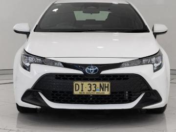 Toyota corolla 2023 gasoline used 2023 white toyota corolla ascent sport hybrid hatchback ...