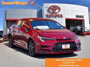 Toyota corolla 2025 hybrid 2025 toyota corolla hybrid se orange ca