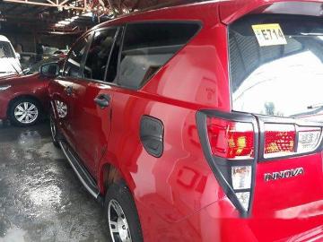 Toyota innova 2017 sell red 2017 toyota innova manual gasoline at 28859 km in quezon city
