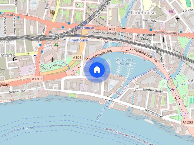 Apartment for rent in Ratcliffe, Limehouse