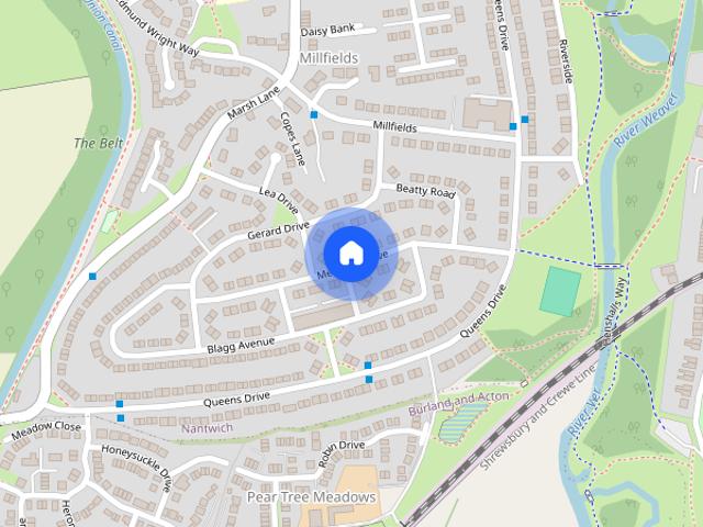 Apartment for rent in Millfields, Nantwich