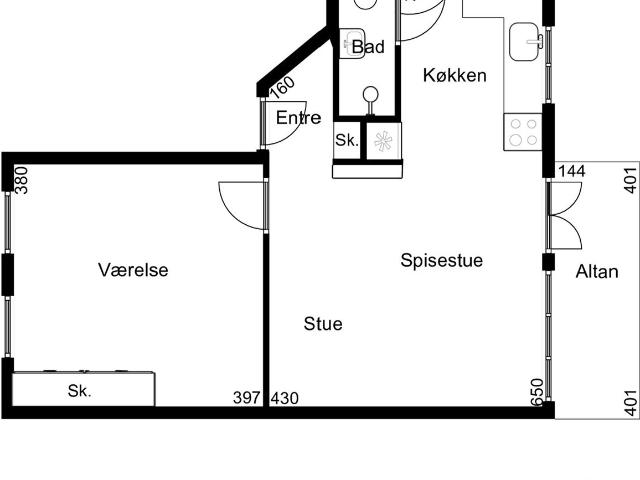 Lejlighed til leje i Frederiksberg C, Brøndby