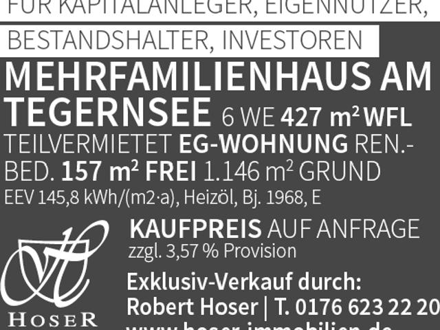 Mehrfamilienhaus kaufen in Tegernsee, Bayern
