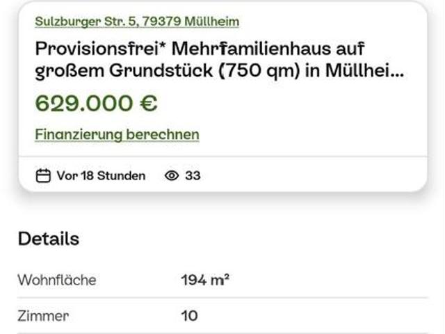 Haus kaufen in Müllheim, Baden-Württemberg