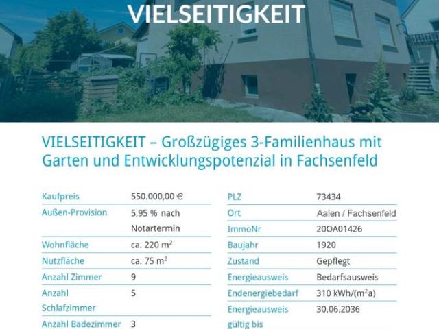 Haus kaufen in Dewangen, Aalen