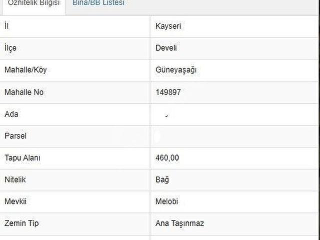 Develi, Kayseri içerisinde satılık Arsa