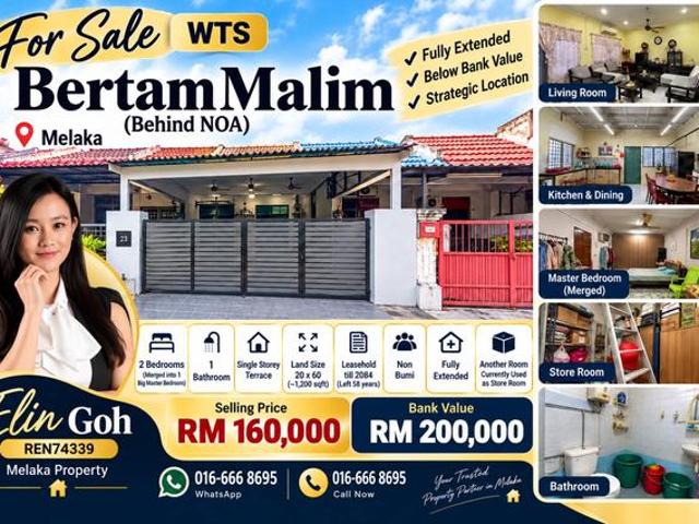 Terraced House for sale in Kampung Bertam Malim, Bandaraya Melaka