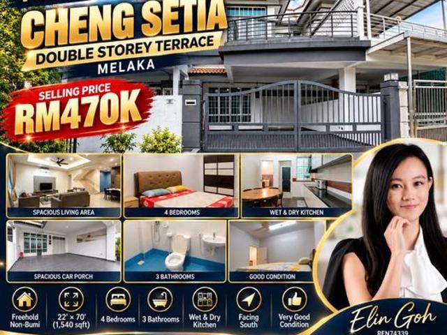 Terraced House for sale in Cheng, Bandaraya Melaka