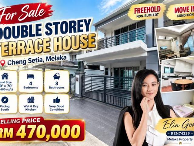 Terraced House for sale in Cheng, Bandaraya Melaka