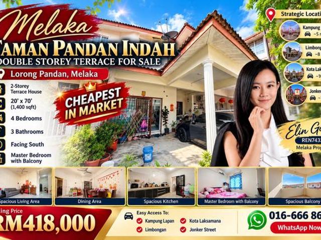 Terraced House for sale in Kompleks Perumahan Ibu Pejabat Polis Daerah IPD Melaka Tengah, Bandaraya Melaka