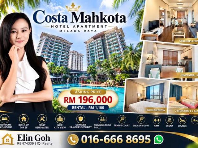 Serviced Residence for sale in Bandaraya Melaka, Melaka Tengah