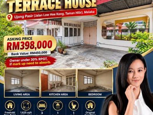 Terraced House for sale in Ujong Pasir, Bandaraya Melaka