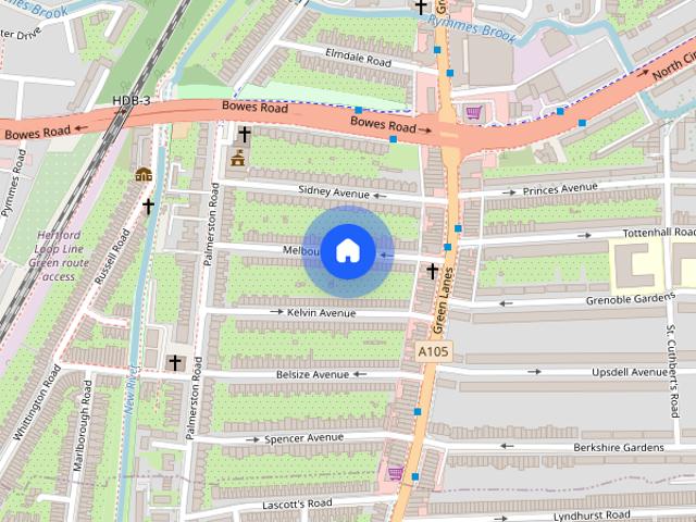 House for rent in Palmers Green, Greater London