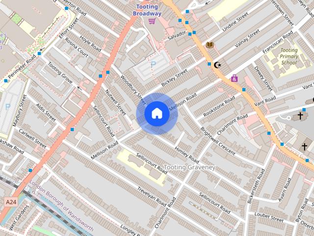 Apartment for rent in Tooting, Furzedown