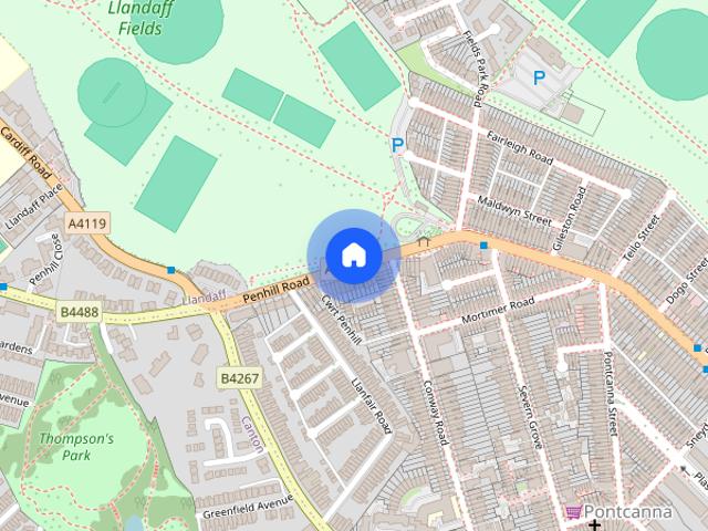 Apartment for rent in Pontcanna, Cardiff