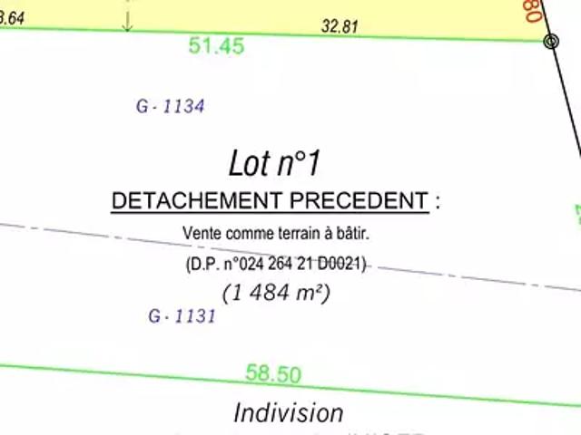 Terrain vente à Périgueux, Ménesplet