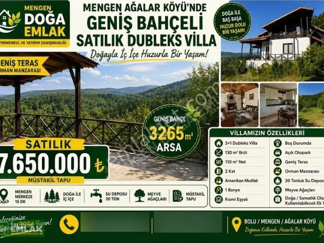 Mengen, Bolu içerisinde satılık Villa