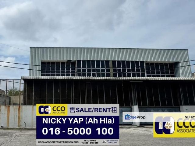 Warehouse for rent in Perak, Tanjong Ipoh