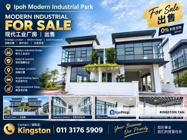 Warehouse for sale in Bukit Merah, Majlis Bandaraya Ipoh