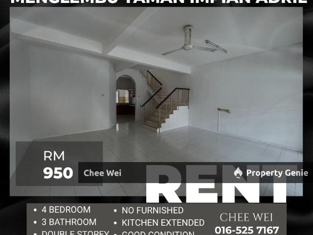 Terraced House for rent in Perak, Tanjong Ipoh