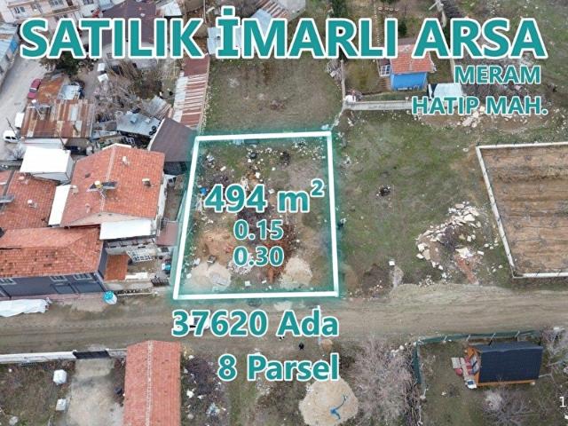 Hatıp Mahallesi, Meram içerisinde satılık Arsa