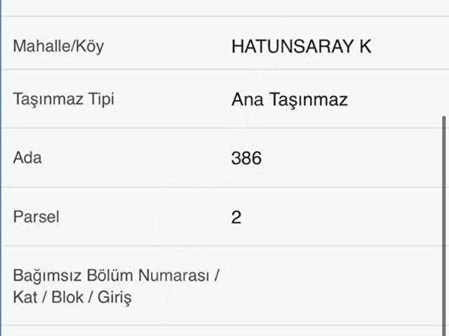 Hatunsaray, Meram içerisinde satılık mülk