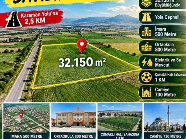 Meram, Konya içerisinde satılık Arsa