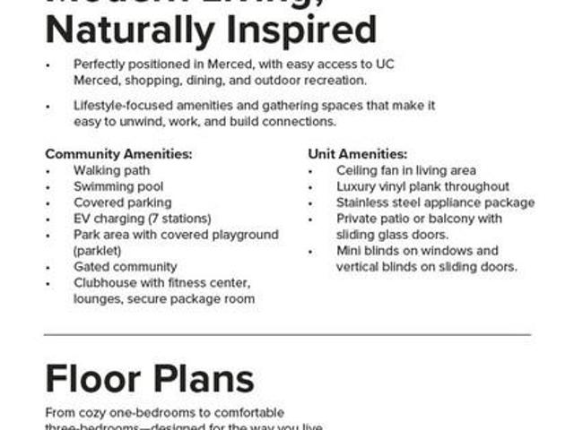 Apartment for rent in Merced, California