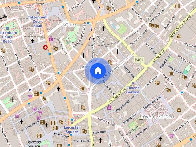 Apartment for rent in Seven Dials, Bloomsbury