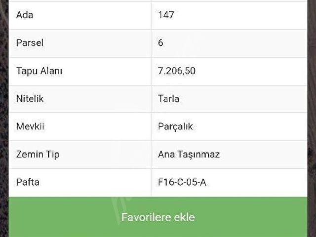 Meriç içerisinde satılık Arsa