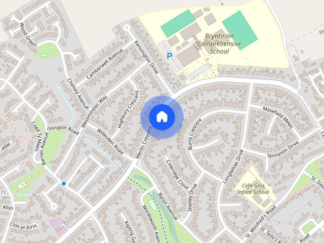 House for rent in Laleston, Bryntirion