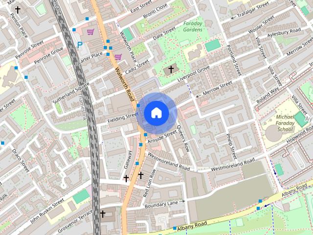 House for rent in Walworth, Greater London