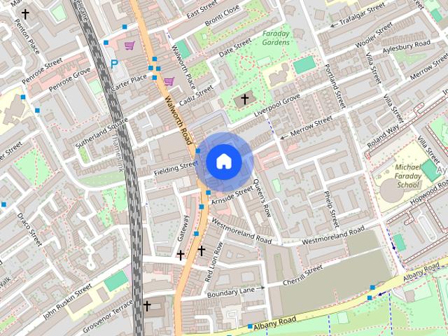 House for rent in Walworth, Greater London